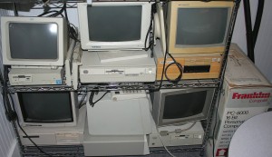 A picture of the PC portion of the collection from very early - 2005 or so.