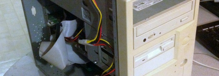 Frankenstein 386 Front Panel, close up, cropped.